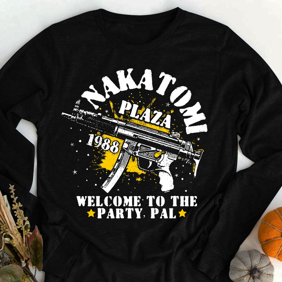 NAKATOMI PLAZA 1988 christmas party xmas t shirts, funny christmas t shirts, nakatomi christmas party shirt, unisex shirt
