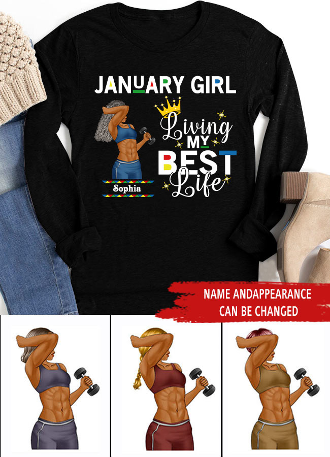 January Birthday Shirt, Custom Birthday Shirt, Queens Are Born In January, January Birthday Shirts For Woman, January Birthday Gifts
