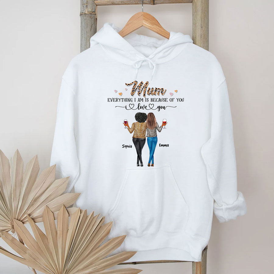 Personalized Mothers Day Shirts, Mom Nana Mother&#39;s Day T-Shirt, God Mother Shirt, Grandma Shirt Funny Mom Shirts, Mother&#39;s Day Gift