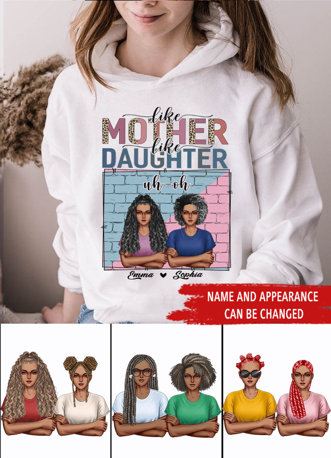 Personalized mothers day shirts, mother&#39;s day gifts, Like Mother Like Daughter Oh Crap shirt, mother day shirt ideas