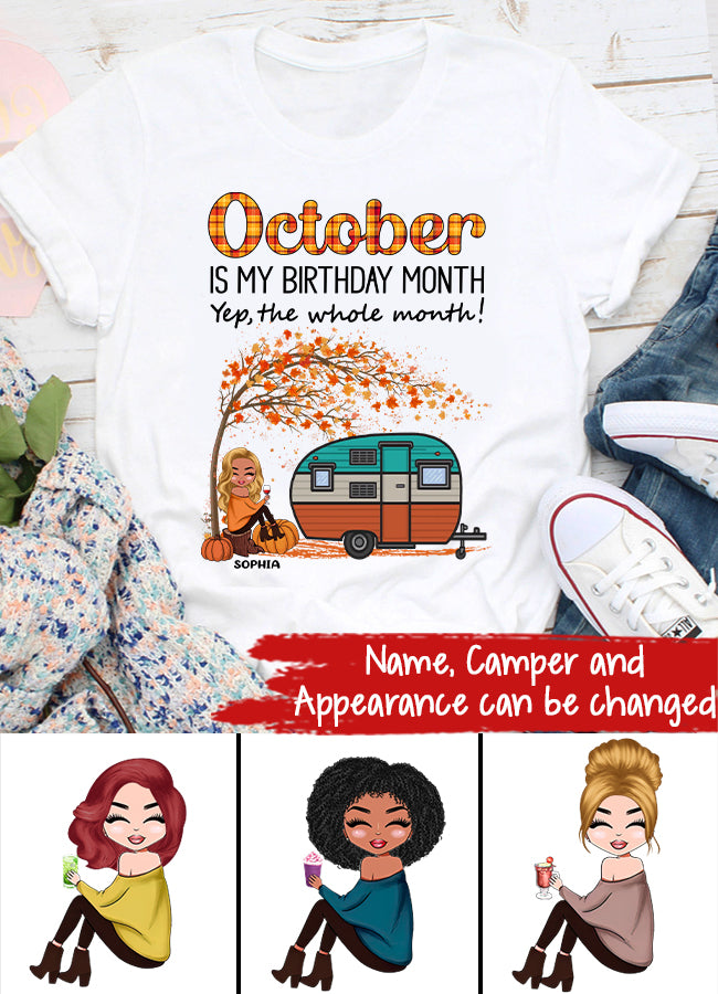 October Birthday Shirt, Custom Birthday Shirt, Queens are Born In October, October Birthday Shirts For Woman, October Birthday Gifts