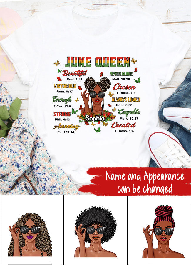 Personalized Shirt - Juneteenth T Shirt, Black Women&#39;s Juneteenth t shirt, Juneteenth shirt ideas, Black History Gift For Black Woman