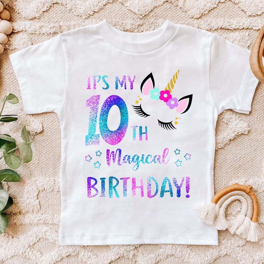 10th Birthday Shirt Girl 10th Birthday Shirt Ideas Double