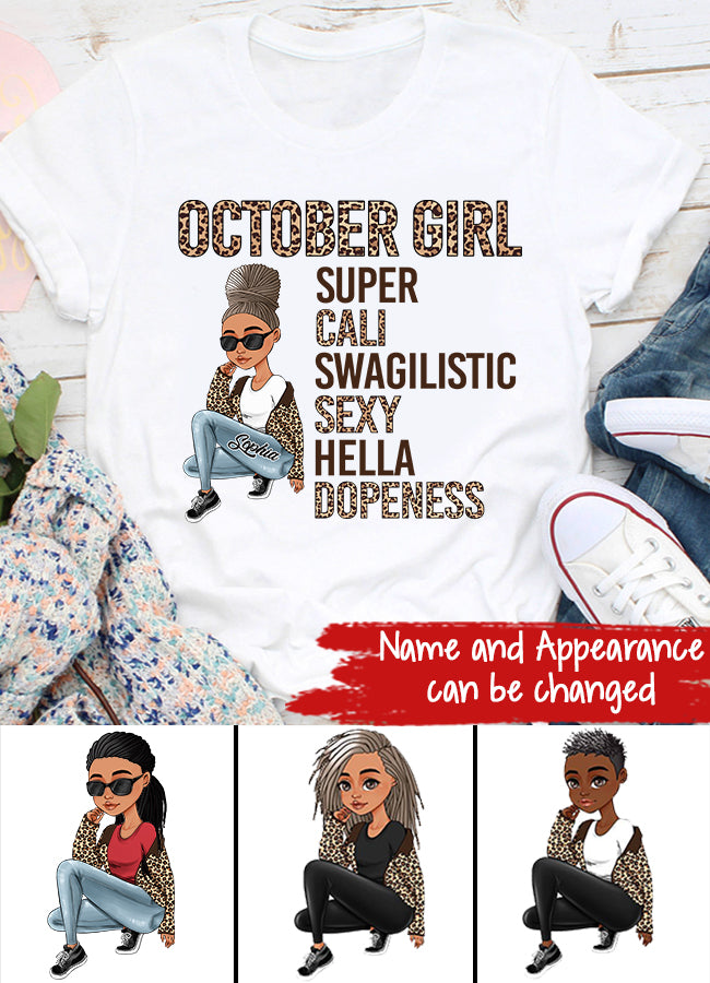 October Birthday Shirt, Custom Birthday Shirt, Queens are Born In October, October Birthday Shirts For Woman, October Birthday Gifts