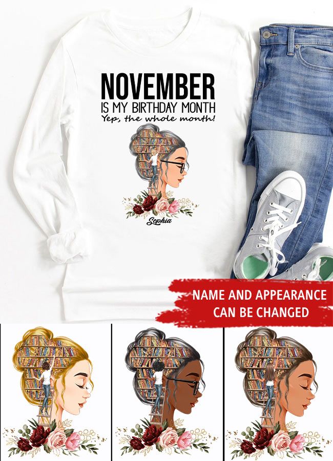 November Birthday Shirt, Custom Birthday Shirt, Queens are Born In November, November Birthday Shirts For Woman, November Birthday Gifts