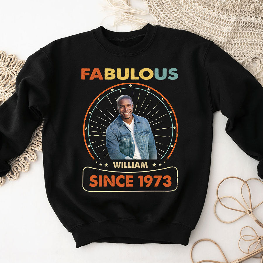 50th Birthday Shirts, Custom Birthday Shirts, Turning 50 Shirt, Gifts For Men Turning 50, 50 And Fabulous Shirt, 1973 Shirt, 50th Birthday Shirts For Him