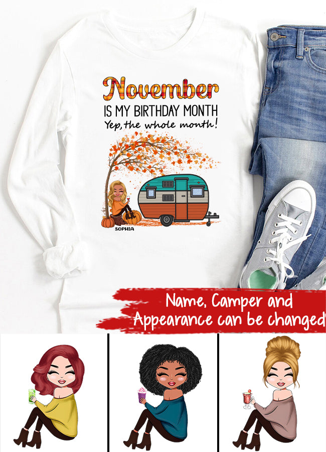 November Birthday Shirt, Custom Birthday Shirt, Queens are Born In November, November Birthday Shirts For Woman, November Birthday Gifts