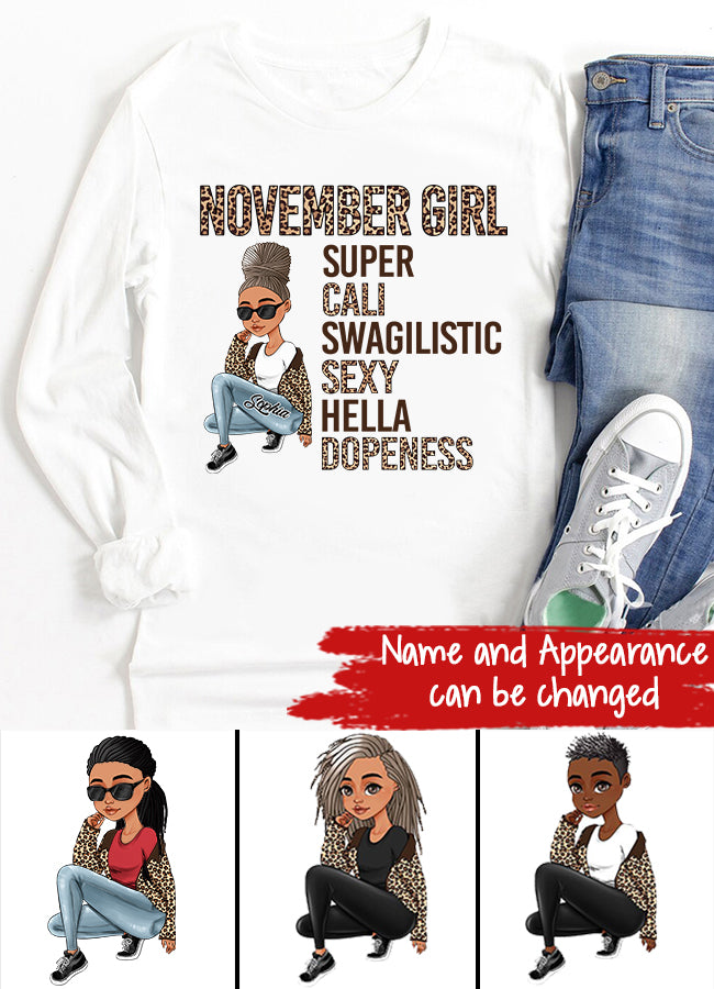 November Birthday Shirt, Custom Birthday Shirt, Queens are Born In November, November Birthday Shirts For Woman, November Birthday Gifts