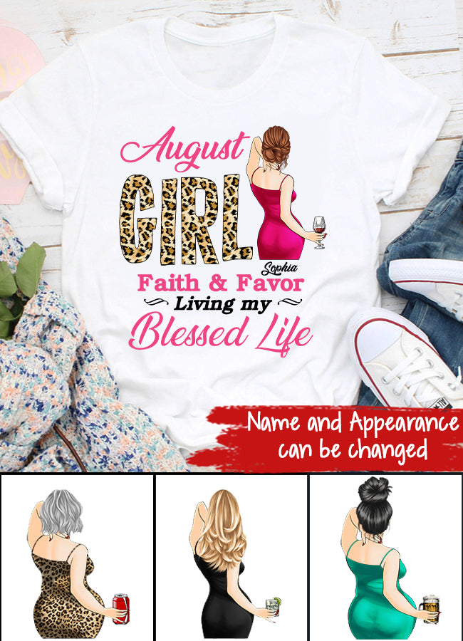 August Birthday Shirt, Custom Birthday Shirt, Queens Born In August, August Birthday Shirts For Woman, August Birthday Gifts August Girl