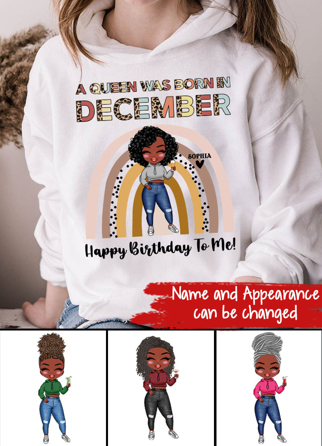 December Birthday Shirt, Custom Birthday Shirt, Queens Are Born In December, December Birthday Shirts For Woman, December Birthday Gifts