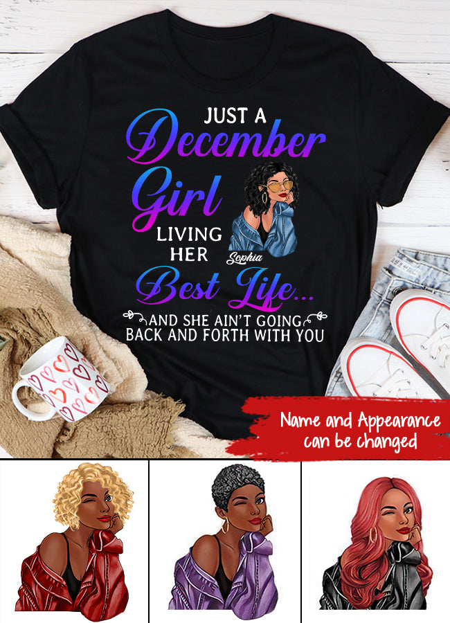 Custom December Birthday Shirt For Woman, Queens Are Born In December Gifts, Melanin Afro Woman Shirt, Black Girl Tee, Afro Queen Gift