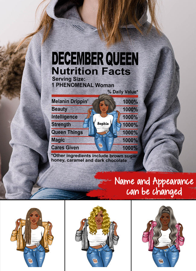 December Birthday Shirt, Custom Birthday Shirt, Queens Born In December , December  Birthday Shirts For Woman, December Birthday Gifts, December Is My Birthday Month, Yep The Whole Month