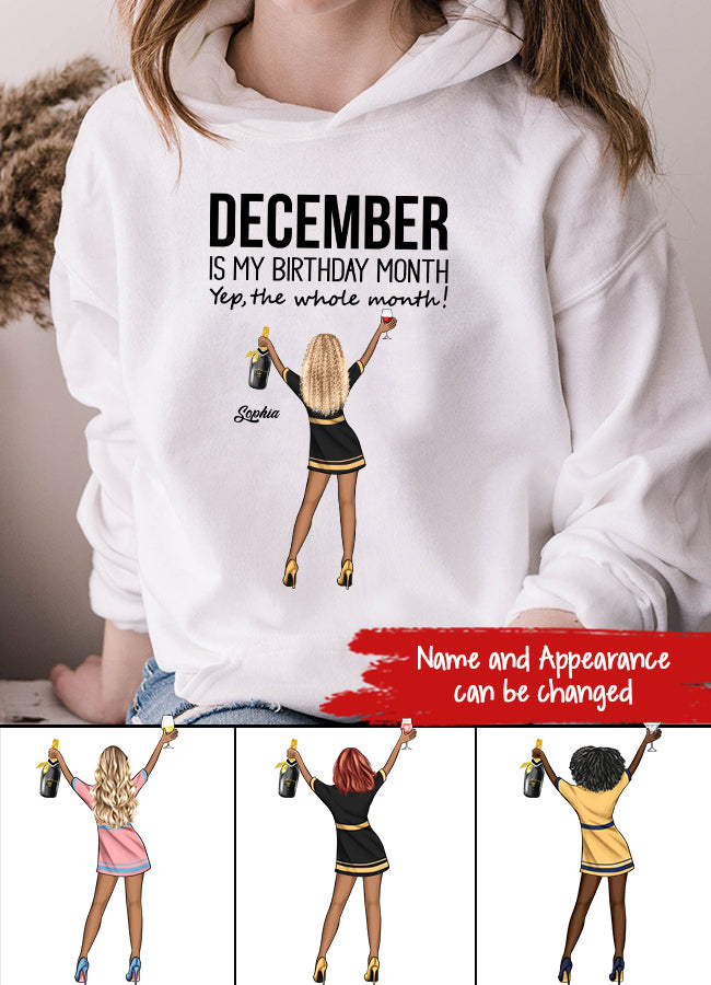 December Birthday Shirt, Custom Birthday Shirt, Queens Are Born In December, December Birthday Shirts For Woman, December Birthday Gifts