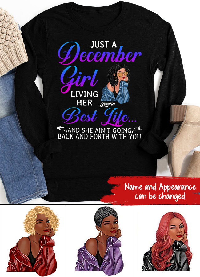Custom December Birthday Shirt For Woman, Queens Are Born In December Gifts, Melanin Afro Woman Shirt, Black Girl Tee, Afro Queen Gift