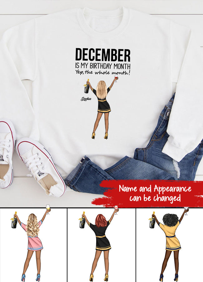 December Birthday Shirt, Custom Birthday Shirt, Queens Are Born In December, December Birthday Shirts For Woman, December Birthday Gifts