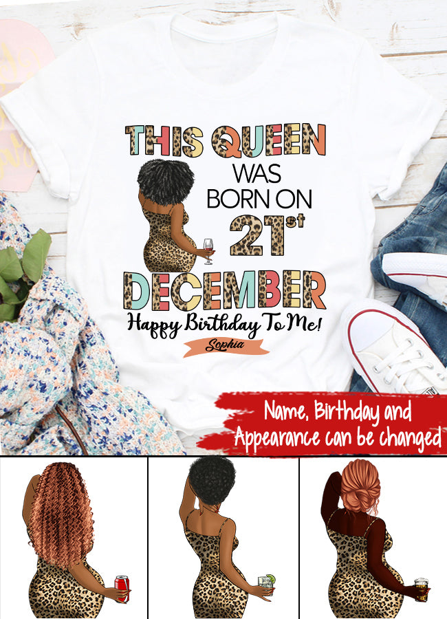 December Birthday Shirt, Custom Birthday Shirt, Queens Born In December, December Birthday Shirts For Woman, December Birthday Gifts