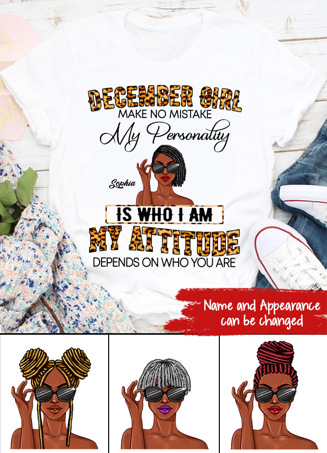 Custom December Birthday Shirt For Woman, Queens Are Born In December Gifts, Melanin Afro Woman Shirt, Black Girl Tee, Afro Queen Gift