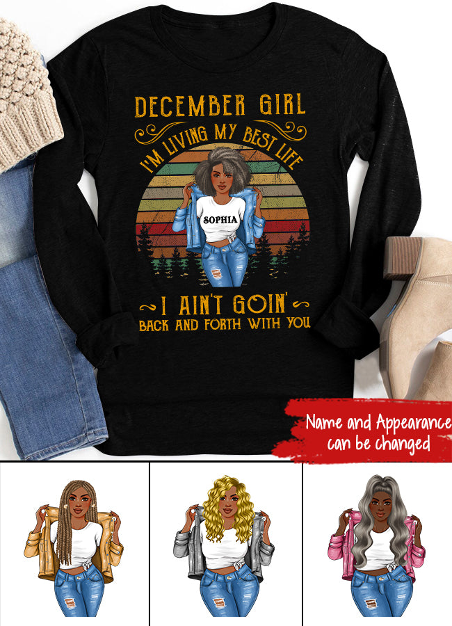December Birthday Shirt, Custom Birthday Shirt, Queens Born In December, December Birthday Gifts, December Birthday Gifts