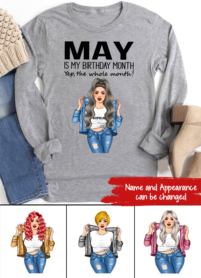 May Birthday Shirt, Custom Birthday Shirt, Queens Born In  May, May Birthday Gifts,  May Birthday Gifts