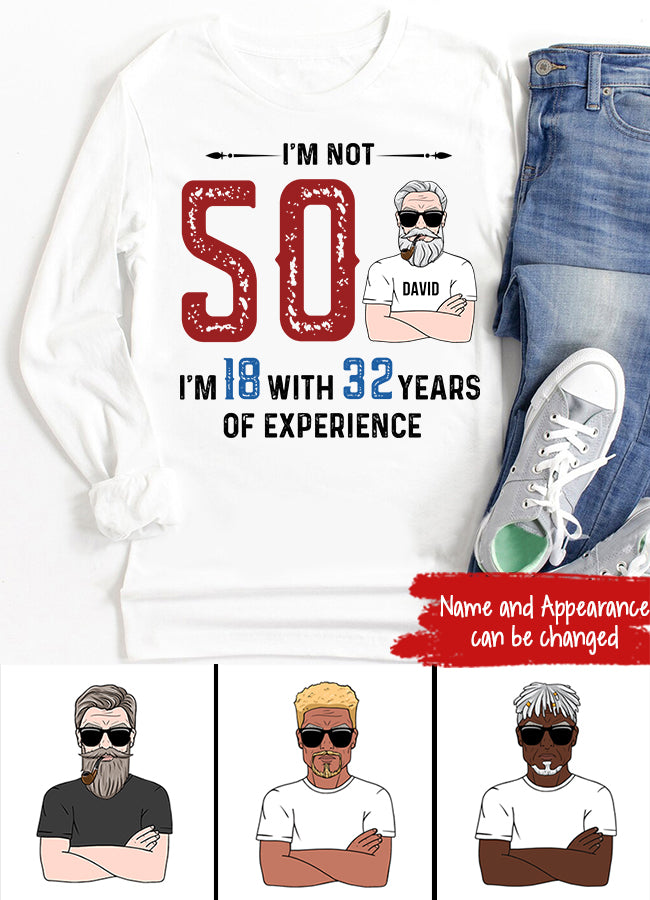 50th Birthday Shirts, Custom Birthday Shirts, Turning 50 Shirt, Gifts For Men Turning 50, 50 And Fabulous Shirt, 1973 Shirt, 50th Birthday Shirts For Him