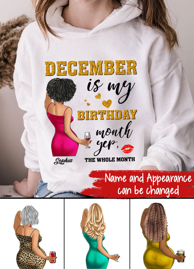 December Birthday Shirt, Custom Birthday Shirt, Queens Are Born In December, December Birthday Shirts For Woman, December Birthday Gifts