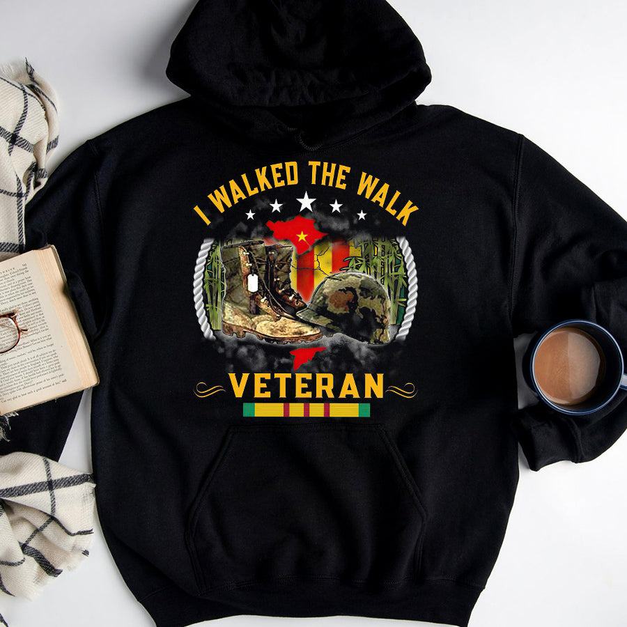 VietNam Veteran T Shirt, I Walked The Walk Veteran Shirt, Proud VietNam Veteran Shirt, VietNam Veteran Gift