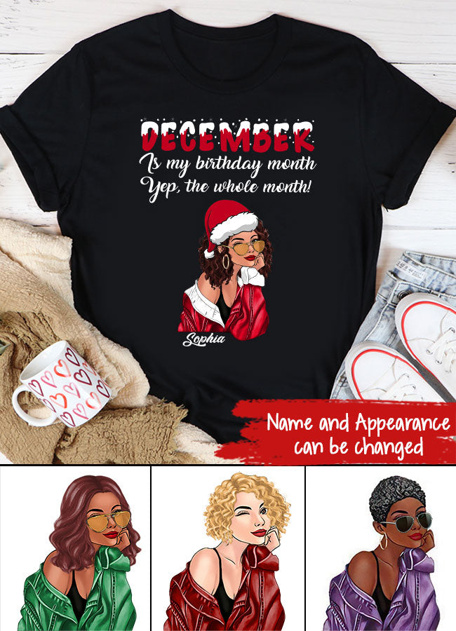 December Birthday Shirt, Custom Birthday Shirt, Queens Are Born In December, December Birthday Shirts For Woman, December Birthday Gifts
