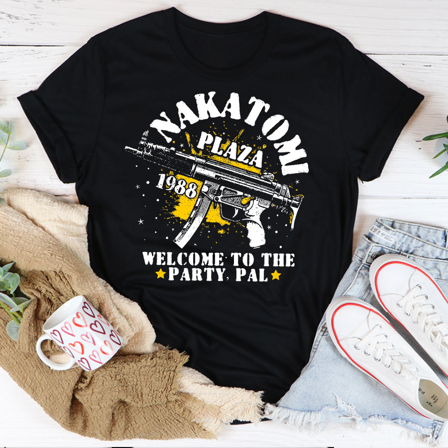 NAKATOMI PLAZA 1988 christmas party xmas t shirts, funny christmas t shirts, nakatomi christmas party shirt, unisex shirt