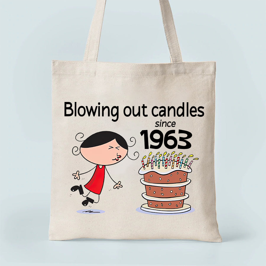 59th Birthday, Fabulous Since 1963 Turning 59 Birthday, Gifts For Women Turning 59, 59 And Fabulous Tote Bag - Birthday Gift For Her, Girl, Woman