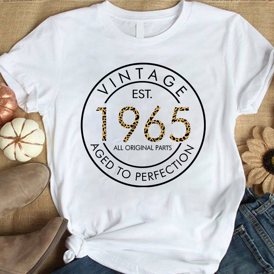 57th Birthday Shirts, Custom Birthday Shirts, Turning 57 Shirt, Gifts For Women Turning 57, 57 And Fabulous Shirt, 1965 Shirt, 57th Birthday Shirts For Her, Vintage 1965 Limited Edition