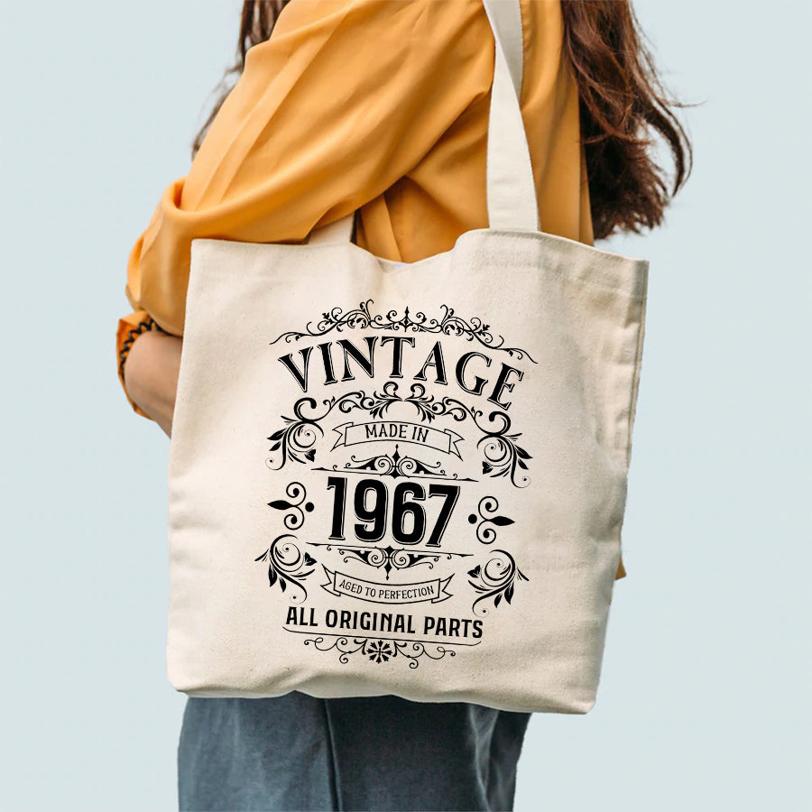 55th Birthday, Fabulous Since 1967 Turning 55 Birthday, Gifts For Women Turning 55, 55 And Fabulous Tote Bag - Birthday Gift For Her, Girl, Woman