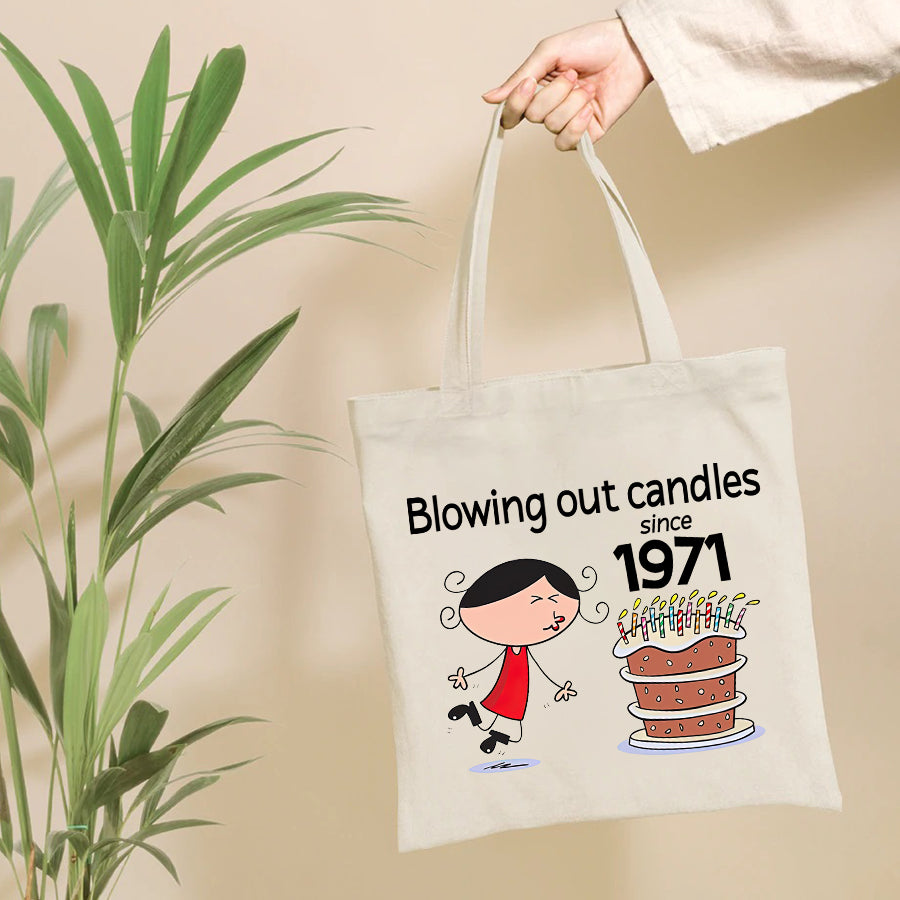 51st Birthday, Fabulous Since 1971 Turning 51 Birthday, Gifts For Women Turning 51, 51 And Fabulous Tote Bag - Birthday Gift For Her, Girl, Woman