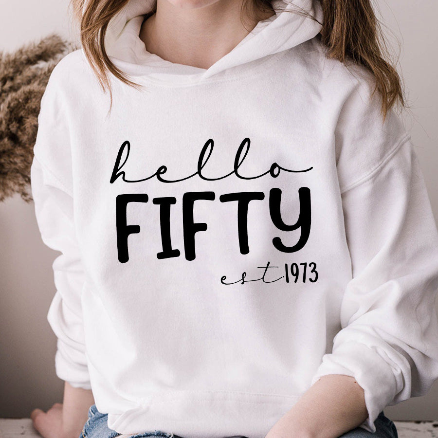 50th Birthday Shirts, Custom Birthday Shirts, Turning 50 Shirt, Gifts For Women Turning 50, 50 And Fabulous Shirt, 1973 Shirt, 50th Birthday Shirts For Her, Vintage 1973 Limited Edition