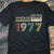 Vintage 1977 - 45 years of being awesome 45th birthday unique t shirt for woman, her gifts for 45 years old, Turning 45 and fabulous birthday cotton shirt