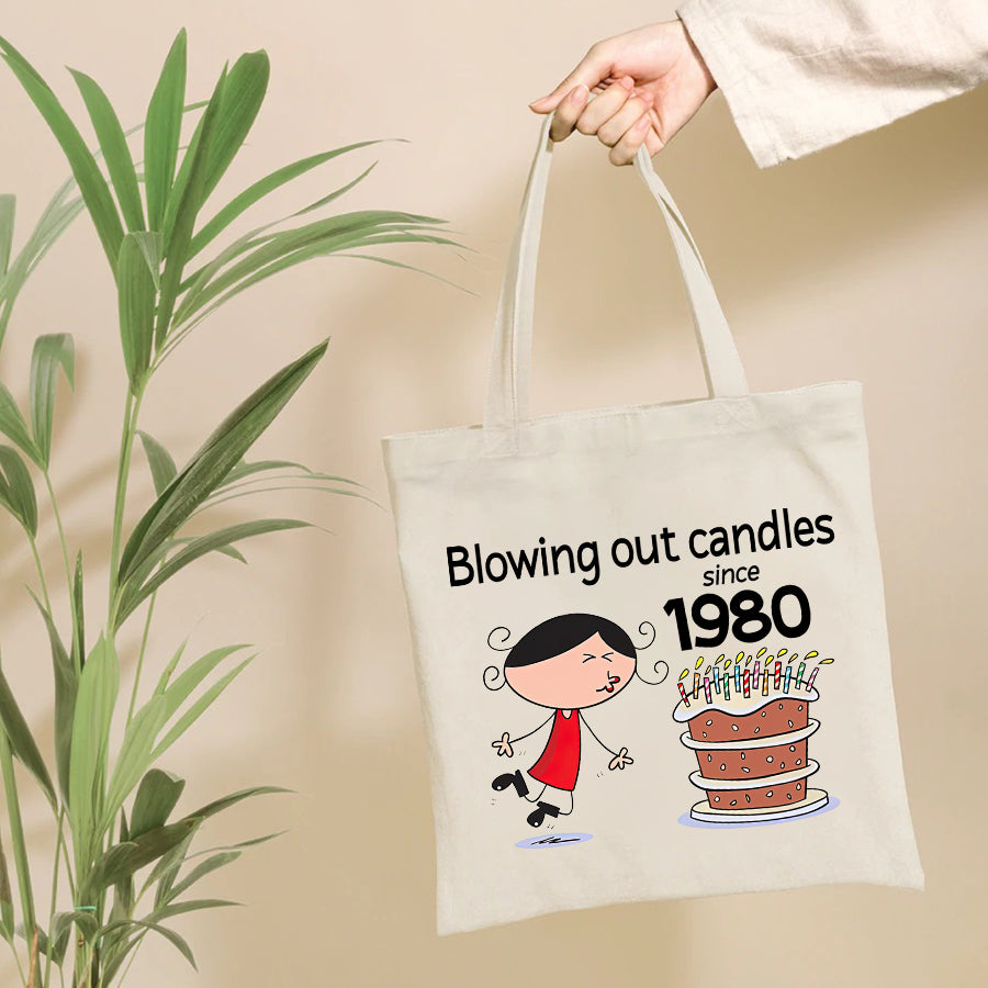 42nd Birthday, Fabulous Since 1980 Turning 42 Birthday, Gifts For Women Turning 42, 42 And Fabulous Tote Bag - Birthday Gift For Her, Girl, Woman