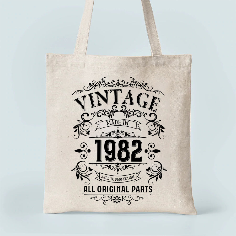 40th Birthday, Fabulous Since 1982 Turning 40 Birthday, Gifts For Women Turning 40, 40 And Fabulous Tote Bag - Birthday Gift For Her, Girl, Woman