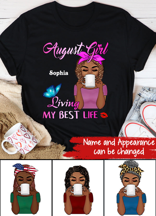 August Birthday Shirt, Custom Birthday Shirt, Queens Born In August, August Birthday Shirts For Woman, August Birthday Gifts