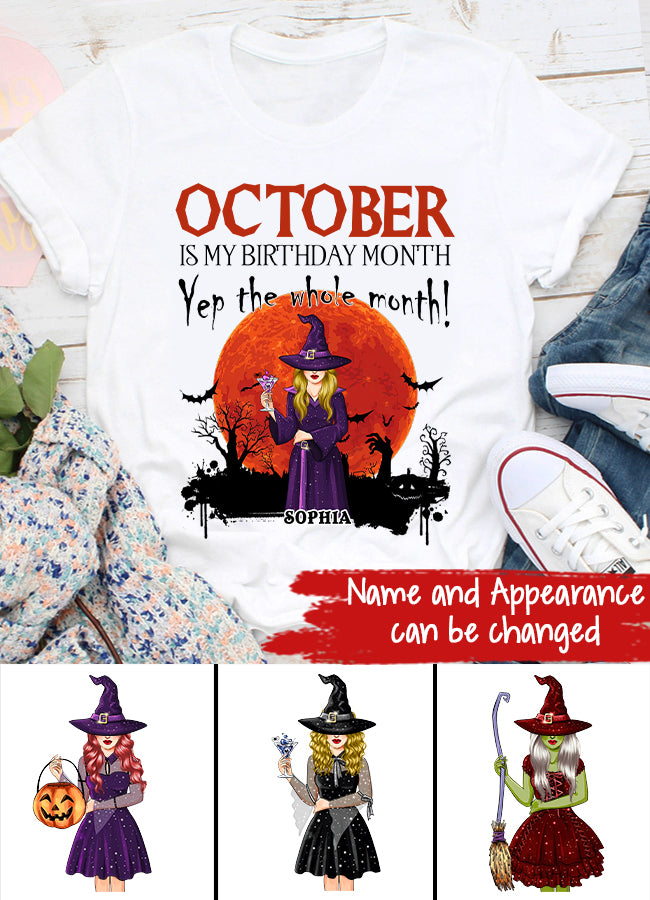 Custom Birthday Shirt, Queens are Born In October, October Birthday Shirts For Woman, October Birthday Gifts