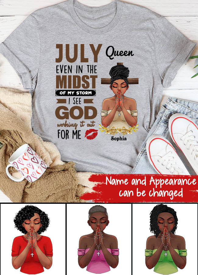 July Birthday Shirt, Custom Birthday Shirt, Queens Born In July, July Birthday Gifts, July Shirts For Woman