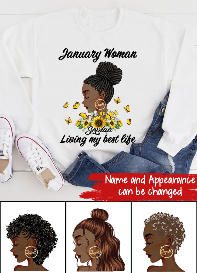 January Birthday Shirt, Custom Birthday Shirt, Queens was Born In January, January Birthday Shirts For Woman, January Birthday Gifts