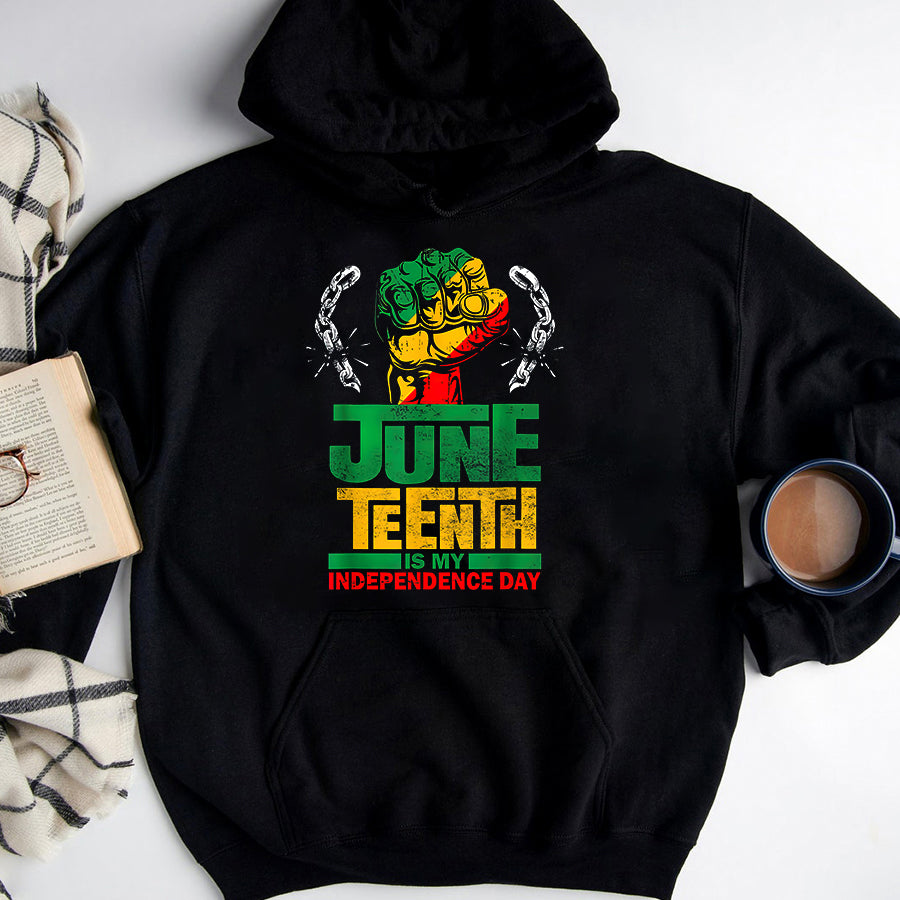 Juneteenth Shirt Juneteenth Is My Independence Day Black King Queen T-Shirt