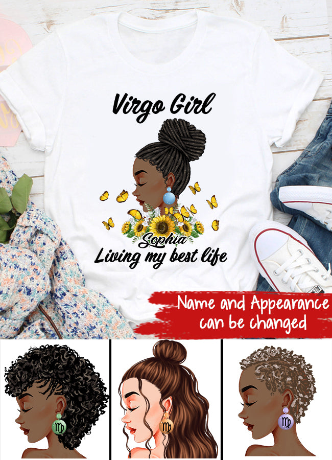 Custom Birthday Shirt, Virgo Zodiac t shirt, Virgo Birthday shirt, Virgo t shirts for ladies, Virgo queen t shirt, Virgo Queen Birthday shirt