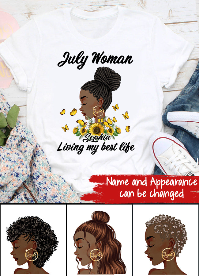July Birthday Shirt, Custom Birthday Shirt, Queens Born In July, July Birthday Gifts, July Shirts For Woman