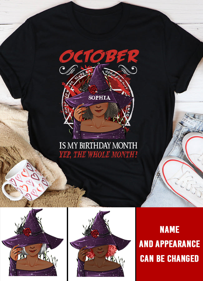 October Birthday Shirt, Custom Birthday Shirt, Queens Born In October, October Birthday Shirts For Woman, October Birthday Gifts