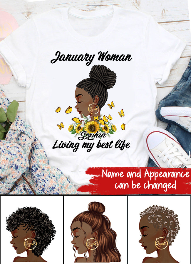 January Birthday Shirt, Custom Birthday Shirt, Queens was Born In January, January Birthday Shirts For Woman, January Birthday Gifts