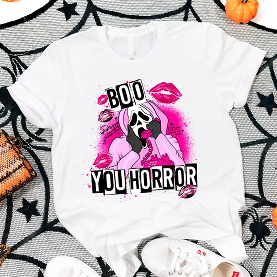 Boo Halloween shirts, Funny Halloween Shirt, Skeleton Hands Shirt, Pumpkin Lover gift for women, Halloween Gift