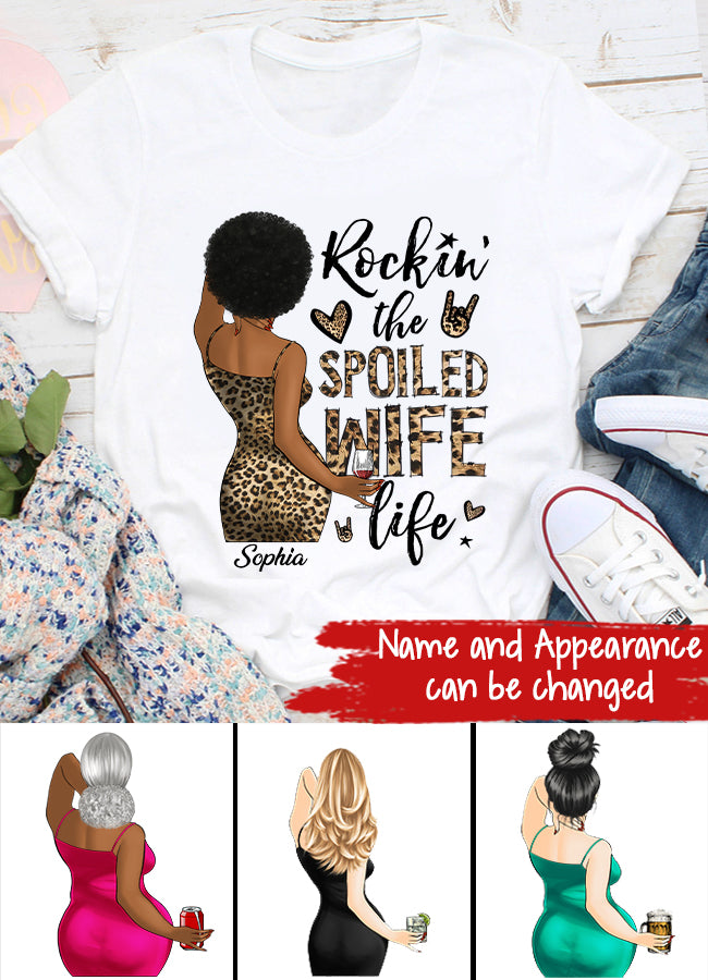 Wife Shirt, Custom T Shirt, I Love My Wife Shirt, Spoiled Wife Shirt, Gift For Wife, Wifey T Shirt, Gift Ideas For Wife