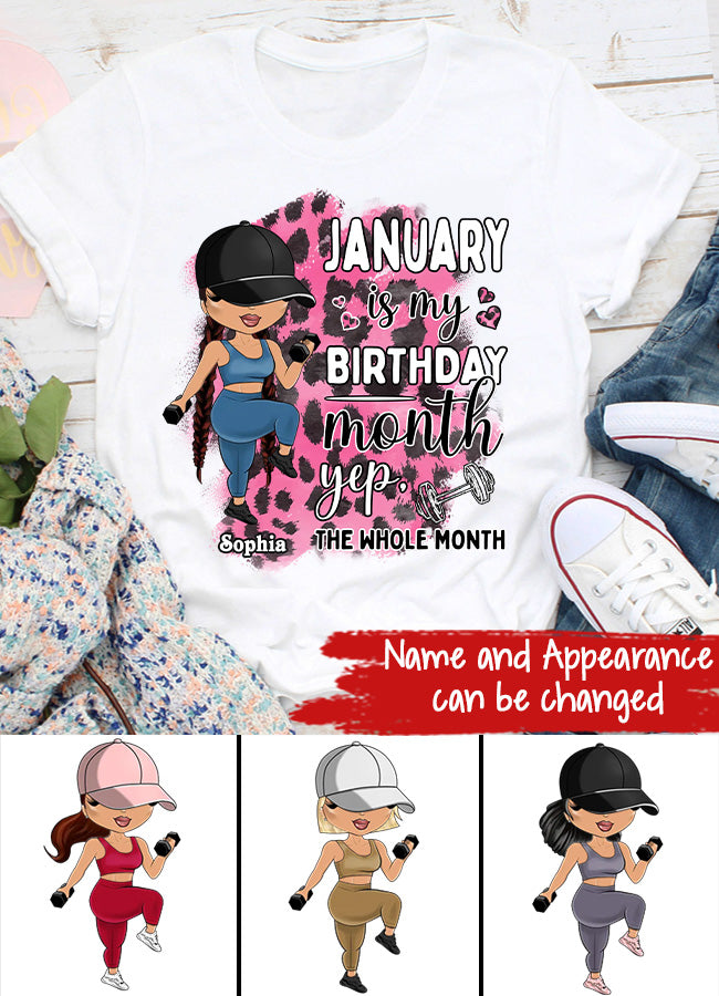 January Birthday Shirt, Custom Birthday Shirt, Queens Are Born In January, January Birthday Shirts For Woman, January Birthday Gifts