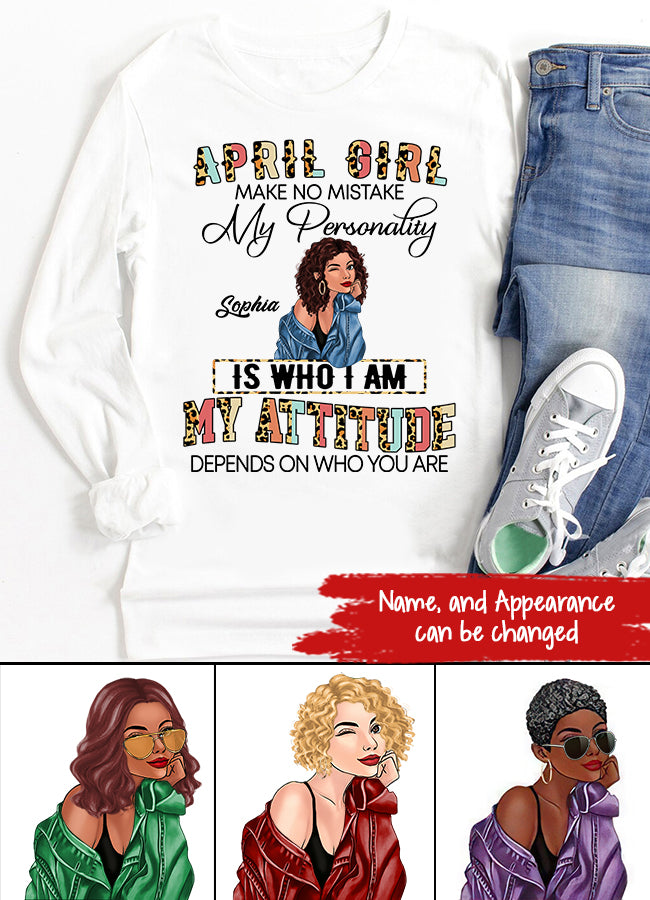April Birthday Shirt, Custom Birthday Shirt, Queens Born In April, April Birthday Gifts, April shirts for Woman