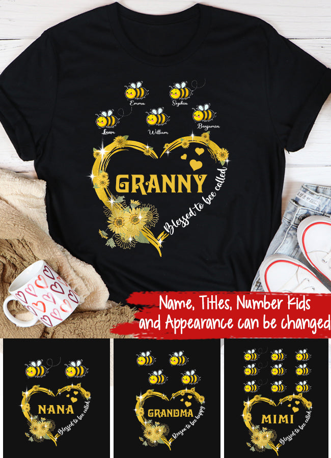 Grandma Shirt, Personalized Grandma Shirts, Nana Shirt, Grandma Shirts With Grandkids Names, Mimi Shirt, Gift for Grandma